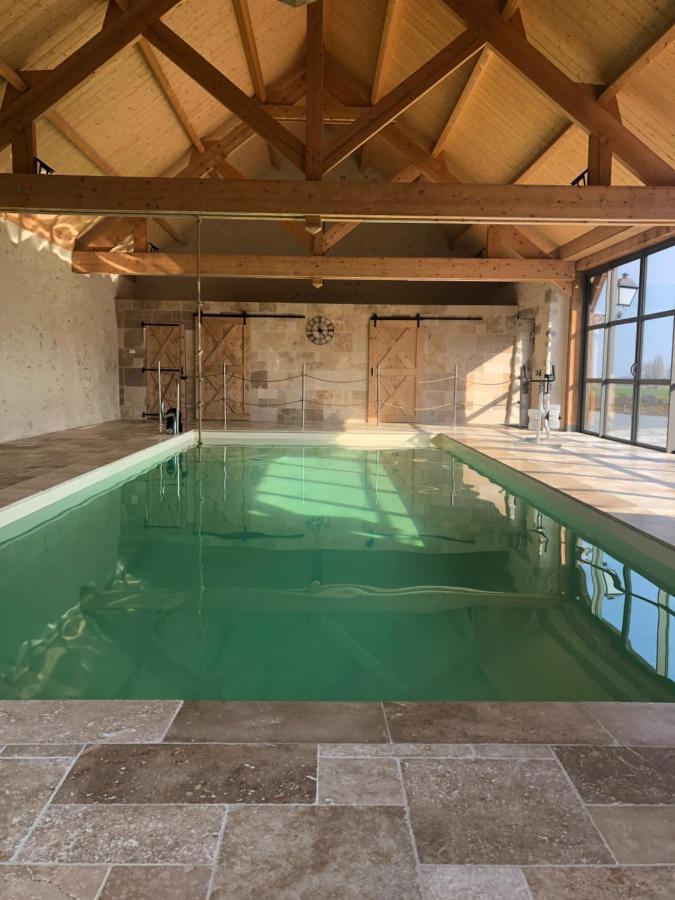 Maison De Vacances Avec Piscine Interieure - Le Grand Champagne Villa Saint-Victeur Екстериор снимка