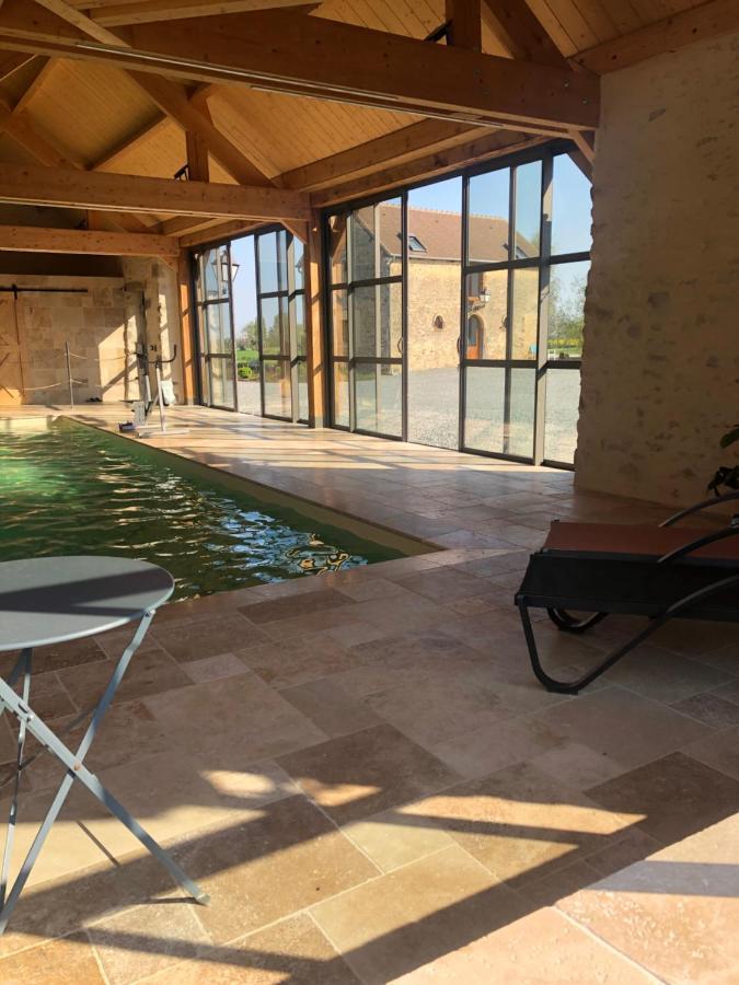 Maison De Vacances Avec Piscine Interieure - Le Grand Champagne Villa Saint-Victeur Екстериор снимка